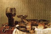 HEDA, Willem Claesz. Still Life oil painting artist